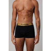 Firetrap Men's 3 Pack Cotton Stretch Boxers with Logo Waistband | Size: XL