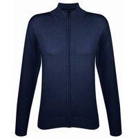 SOL'S Women's Gordon Full Zip Cardigan in Navy | Size: XL