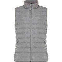 IQONIQ Women's Meru Polyester Body Warmer in Silver | Size: 2XS