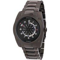 Heritor Automatic Men's Daniels Semi-Skeleton Bracelet Watch in Black