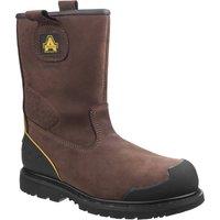 Amblers Men's 'FS223' Riggers Safety Boots in Brown | Size: 13