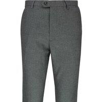 XPOSED Men's Max Classic Tailored Fit Retro Smart Trousers in Charcoal | Size: 38