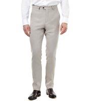 XPOSED Men's ZAK Honeycomb Weave Tailored Suit Trousers in Grey | Size: 34