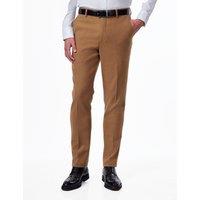 XPOSED Men's Sean Tailored Suit Trousers - Stylish Formal Wear in Brown | Size: 34