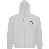 Blank Essentials Men's Back Logo Circle Hoody in Off-White | Size: XL