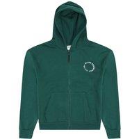 Blank Essentials Men's Back Logo Circle Hoody in Green | Size: XL