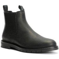 TOWER LONDON Men's Mens Armour Leather Chukka Boots in Black | Size: 11