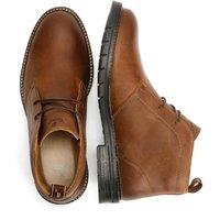 TOWER LONDON Men's Mens Armour Leather Chukka Boots in Brown | Size: 10