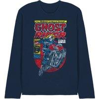 Marvel Ghost Rider Long Sleeve T-Shirt in Navy | Size: 2XL