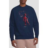 Marvel Daredevil Rain Sweatshirt in Navy | Size: 2XL