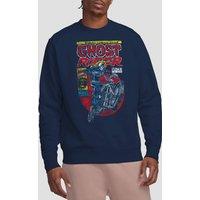 Marvel Ghost Rider Sweatshirt in Navy | Size: 2XL