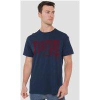Marvel Thor Text T-Shirt in Navy | Size: 3XL