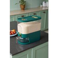 Living and Home 5KG Airtight Large Capacity Rice Dispenser Cereal Storage Container in Green