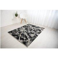 Celebrity Interiors Balletto 19NA Anthra/Black Rug in Black | Size: 120 cm x 170 cm