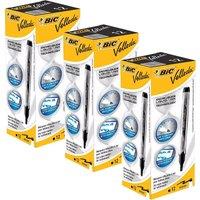 Bic Velleda Liquid Ink Dry Wipe Pocket Markers Black - 3 Packs