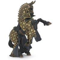 Papo Fantasy World Horse of Weapon Master Bull Toy Figure, Three Years or Above, Black/Gold (39918)