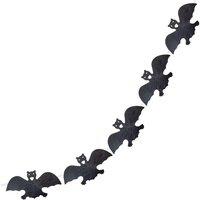 VFM e-Store Halloween Bat Hanging Decoration Paper Home Party Themed 3M in Black