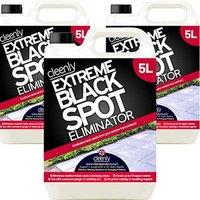 cleenly Black Spot Destroyer Removes Black Spots on Patios, Paving, Drives in White | Size: 3 Pack