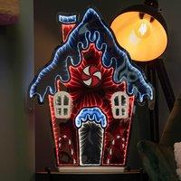 Samuel Alexander 66cm Light up Gingerbread House Christmas Decoration with Red & White LEDs