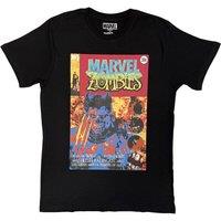 Rock Off officially Licensed Products Marvel Comics Wolverine Zombie T-Shirt in Black | Size: Large