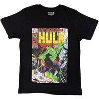 Rock Off officially Licensed Products Hulk In Space Marvel Comics T-Shirt in Black | Size: Small