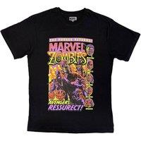 Rock Off officially Licensed Products Marvel Comics Avengers Resurrect T-Shirt in Black | Size: Large