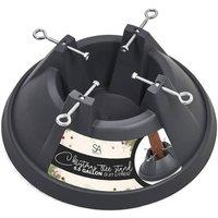 Pelle & Sol Manual Christmas Tree Stand with 0.5-Gallon Water Reservoir - Grey