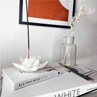 Jasmine Alice Home Floral Incense Holders in White