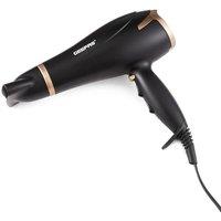 Geepas 2200W Powerful Hair Dryer 2-Speed & 3 Heat Settings Concentrator Cool Shot in Black