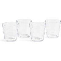 Fiskars Gordon Ramsay Maze Tumbler 340ml Set of 4 Clear