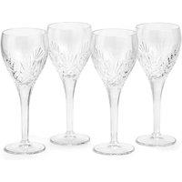 Fiskars Royal Doulton Highgate Set of 4 Crystal Red Wine Glass - Clear