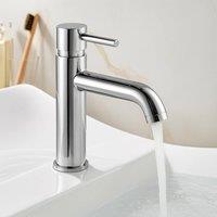Bathroom Kingdom Chepstow Chrome Freestanding Basin Mixer Tap in Silver