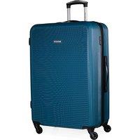 Pierre Cardin Hard Shell Suitcases - 4 Wheel Travel Luggage (Small, Medium & Large) in Teal | Size: Large