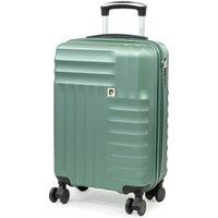 Pierre Cardin Soleil 22 Wheeled Carry On Hard Sided Cabin Suitcase Luggage Olive in Green | Size: Small
