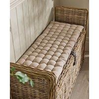 Dibor Vintage Grey Outdoor Garden Bench Cushion L100cm x W40cm | Size: Large