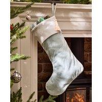 Dibor Set of 4 Light Blue Berkeley Velvet Xmas Gift Christmas Stocking | Size: 4 Pack