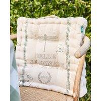 Dibor Belle Jardinere Green Summer Outdoor Garden Box Cushion W40 x L40cm in Grey | Size: 40 cm x 40 cm