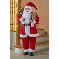 Marco Paul 110cm Santa Claus Figure Decoration in Red