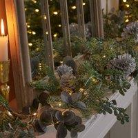 Dibor Alpine Lodge Xmas Table Decor Christmas Garland 1.5m | Size: Large