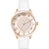 Juicy Couture Women's JC1300RGWT 35mm Quartz Watch in White