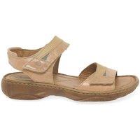Josef Seibel Women's 'Debra 19' Leather Sandals in Beige | Size: 3