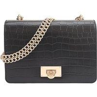 SOSANDAR Women's Leather Cross Body Bag in Black