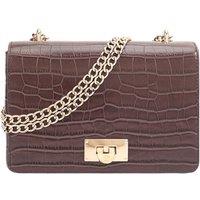 SOSANDAR Women's Leather Cross Body Bag in Brown