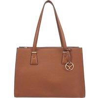 SOSANDAR Women's Richmond Leather Shoulder Bag in Brown