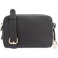 SOSANDAR Women's Kensington Leather Cross Body Bag in Black