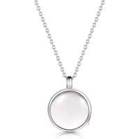 LOVELOX Lockets Women's Floating Round Memory Locket in Silver