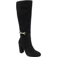 Ravel Women's Black Suede 'Christon' Knee-High Boots | Size: 6