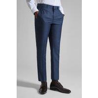 Ted Baker Men's Tai Teal Semi Plain Slim Trousers in Blue | Size: 44R
