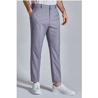 Ted Baker Men's Tucana Mauve Sharkskin Trousers in Purple | Size: 44R