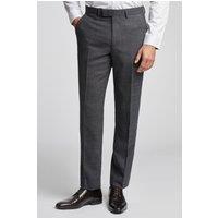 Ted Baker Men's Slim Fit Semi Plain Trousers in Grey | Size: 44R